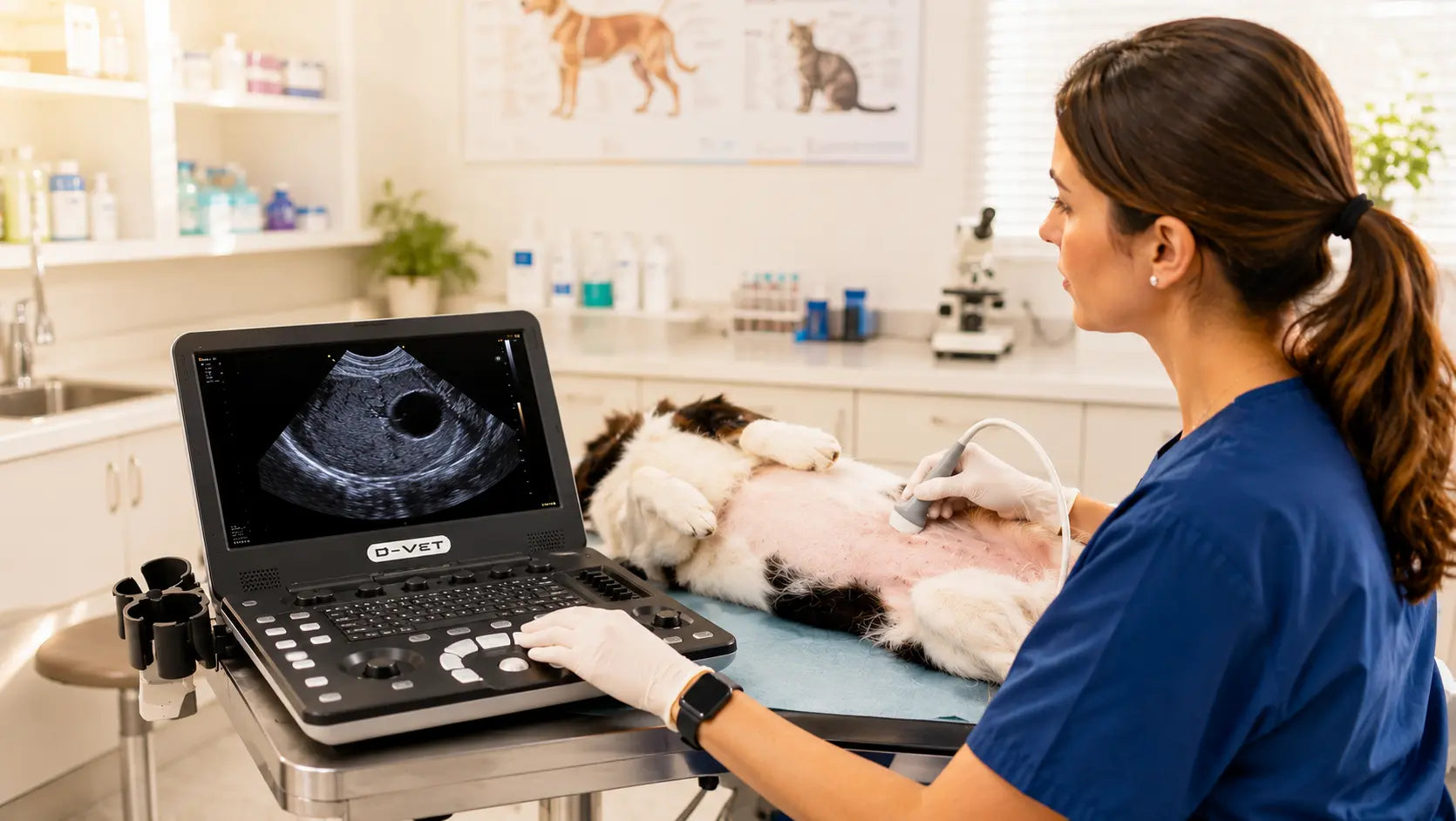 ¿Cómo usar un ecógrafo veterinario correctamente?