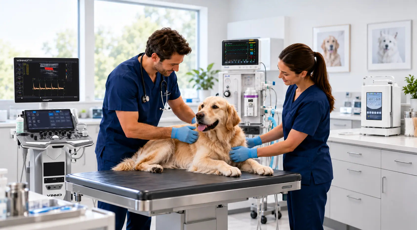 Diferencias entre equipos médicos veterinarios básicos y avanzados