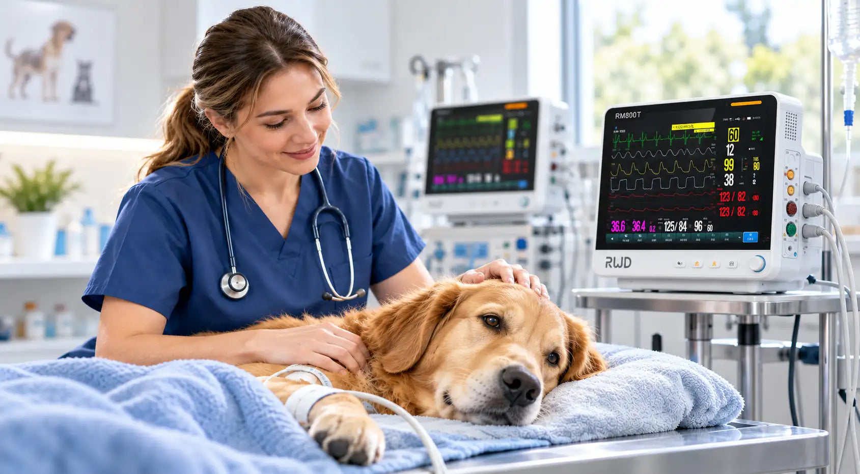 ¿Qué es un monitor veterinario y por qué es esencial en una clínica veterinaria?